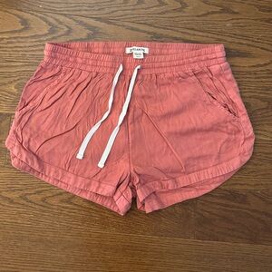 Billabong Women's Pink Drawstring Shorts - Medium